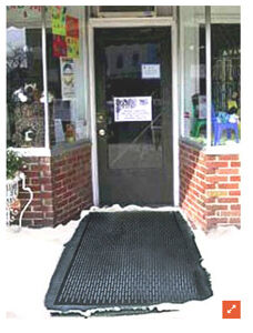 Ice Away Mat 1 Floormat.com Turns the mats on automatically when triggered by snow!  Have a snow-free walkway at all times without having to wait. <ul> <li>Low Cost Automatic Controls Reduce Snow Melting Costs.</li> <li>Activate Hotflake heated rubber floor mats automatically when snow is detected! Keep your stairs and walkways safe and dry automatically.</li> </ul>