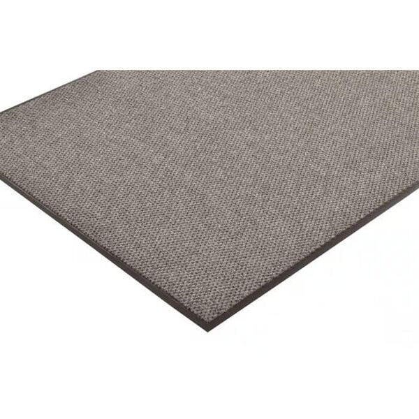 Polynib Grey Mat Floormat.com Polynib® has the rich, luxurious look of Berber-style carpeting for an always elegant appearance. A very tightly nibbed loop of needle-punched yarn entraps and hides debris while retaining moisture at the same time. 24 ounces of carpet per square yard provides greater crush resistance for long lasting wear. Polynib® comes with a heavy-weight vinyl backing in corresponding colors to help reduce mat movement and enhance the aesthetic appeal of the mat. <ul> <li>Tightly nibbed loop construction entraps debris and hides it for an always elegant appearance</li> <li>24 ounces of needle-punched yarn per square yard</li> <li>1/4 inch overall thickness for use in narrow clearance doorways</li> <li>Vinyl backing in corresponding colors helps reduce mat movement</li> <li>Recommended product as a part of the GreenTRAX™ program for “Green Cleaning” environments</li> <li>Custom lengths available (3', 4', and 6' widths)</li> </ul>