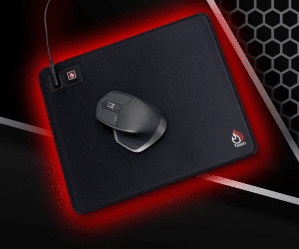 Toasti Mouse 1 Floormat.com You have been in the game for a while now, and you adrenaline is surging, but your fingers are stiffening because the room is cold ... click rate starts to drop ... precision is off ... and your avatar is ... dead. Don't let this scenario happen to you! Introducing the Toasti Heated Mouse Pad, a revolutionary product in the gaming industry. Tested by NCAA Division I Esports teams, the Toasti Heated Mouse Pad is a must have for competitive games. Perfect for any office or call center setting. <ul> <li>3 Heat Levels</li> <li>Non-slip textured backing</li> <li>Fine-stitch, soft, anti-fray fabric</li> <li>Colored LED</li> <li>Comes with power supply and 8 foot cord</li> </ul>