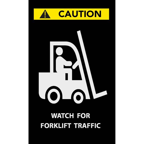 caution forklift Floormat.com Safety Message mats make your safety message loud and clear while keeping facilities cleaner and safer. Pre-printed message mats warn employees who may be entering a hazardous area, may need special ear or eye protection, or just act as a reminder to think and act safely in work environments. Pre-printed message mats offer functionality as an entrance mat cleaning dirt and moisture from shoes, keeping facilities cleaner and safer. Select messages are also available in Spanish. <ul> <li>14 pre-printed messages to choose from</li> <li>Highly visible colors and graphics for immediate identification</li> <li>24 ounce nylon top surface provides excellent moisture absorption and retention</li> <li>Heavy duty vinyl backing reduces mat movement</li> <li>Select messages also available in Spanish</li> </ul>