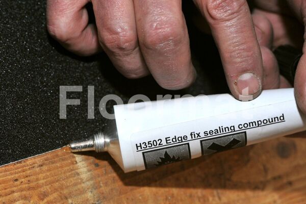 edge fix 2 Floormat.com For use in heavily traffic areas or where there might be a lot of impact at sharp angles (for example one of our non slip stair treads on a stair nosing with high heels impacting onto the sides) we recommend Edge Fix sealer.