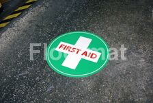 first aid sign day Floormat.com