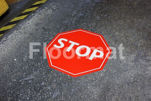 fm12 stop sign Floormat.com Floormat.com warehouse signs are durable, self-adhesive signs constructed from industrial grade plastic. Intended for use in factory warehouses and buildings where restrictions and safety notifications need to be highlighted.