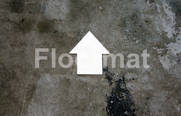 permaroute arrow Floormat.com Floormat.com warehouse markers are durable, self-adhesive signs constructed from industrial grade plastic. Intended for use in factory warehouses and buildings where restrictions and safety notifications need to be highlighted.
