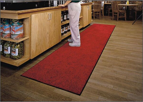 trigrip 4 Floormat.com Tufted nylon-on-rubber mats for high-traffic areas. Formerly the "Tri-Grip" Mat. ColorStar mats feature the latest innovation in dying technology and PET carpet made with 100% recycled content reclaimed from plastic, making them exceptionally color-fast (fade resistant) and eco-friendly. <ul> <li>52 mil nitrile rubber backing. If thicker backing needed, call for quote.</li> <li>Eco-Friendly - ColorStar mats are made with PET (polyethylene terephthalate), a type of polyester yarn that features 100% recycled content reclaimed from plastic</li> <li>Fade-Resistant - PET yarn has excellent color-fastness and is resistant to fading from repeated washing or cleaning.</li> <li>Stain-Resistant - PET yarn is naturally stain resistant, making it easy to remove stains from the mat</li> <li>Safe - Certified high-traction by the National Floor Safety Institute (NFSI)</li> <li>Available in 23 colors</li> <li>Commercially launderable (when backed with nitrile rubber)</li> <li>Available with logos and custom artwork (see <a href="https://www.floormat.com/colorstar-impressions-logo-floor-mat/">ColorStar Impressions</a>)</li> </ul> <img class="size-full wp-image-75573 aligncenter" src="https://www.floormat.com/wp-content/uploads/ColorStar-Color-Swatch-2022-web.jpg" alt="" width="900" height="600" />