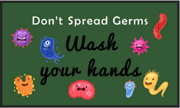 Don't Spread Germs Wash Your Hands - Floor Mat | Floormat.com