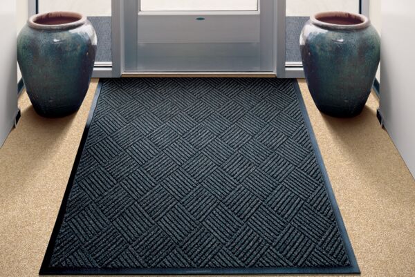 waterhogdiamond Floormat.com Interior scraper-wiper entrance mats for medium traffic areas. <ul> <li>WaterHog Diamondcord mats are indoor stain-resistant mats with a unique bi-level design that traps dirt and moisture, keeping your floors clean, dry, and safe. Diamondcord features a tufted loop pile that produces an attractive corduroy/berber look with a diamond pattern.</li> <li>Clean & Dry - Bi-level surface effectively scrapes dirt and moisture from shoes, trapping it beneath shoe level to prevent tracking; water dam border holds moisture keeping it off your floors (WaterHog mats can hold up to 1 1/2 gallons of water per square yard)</li> <li>Durable - Reinforced rubber nubs prevent pile from crushing and extend the performance life of the mat</li> <li>Fade & Stain-Resistant - Solution-dyed polypropylene fabric (26 ounces/yard2) is resistant to staining, dries quickly, and will not fade or rot</li> <li>Safe - Beveled edges provide a safe transition from floor to mat; certified high-traction by the National Floor Safety Institute (NFSI)</li> <li>Eco-Friendly - Rubber backing contains 20% post-consumer recycled rubber from car tires</li> <li>Available in 2 colors with a classic (rubber) border</li> <li>Feature 78-mil SBR rubber with universal cleated backing or smooth backing</li> </ul> <img class="alignnone size-full wp-image-75561" src="https://www.floormat.com/wp-content/uploads/WaterHog-Diamondcord-Color-Swatch-website-2.jpg" alt="" width="900" height="600" />